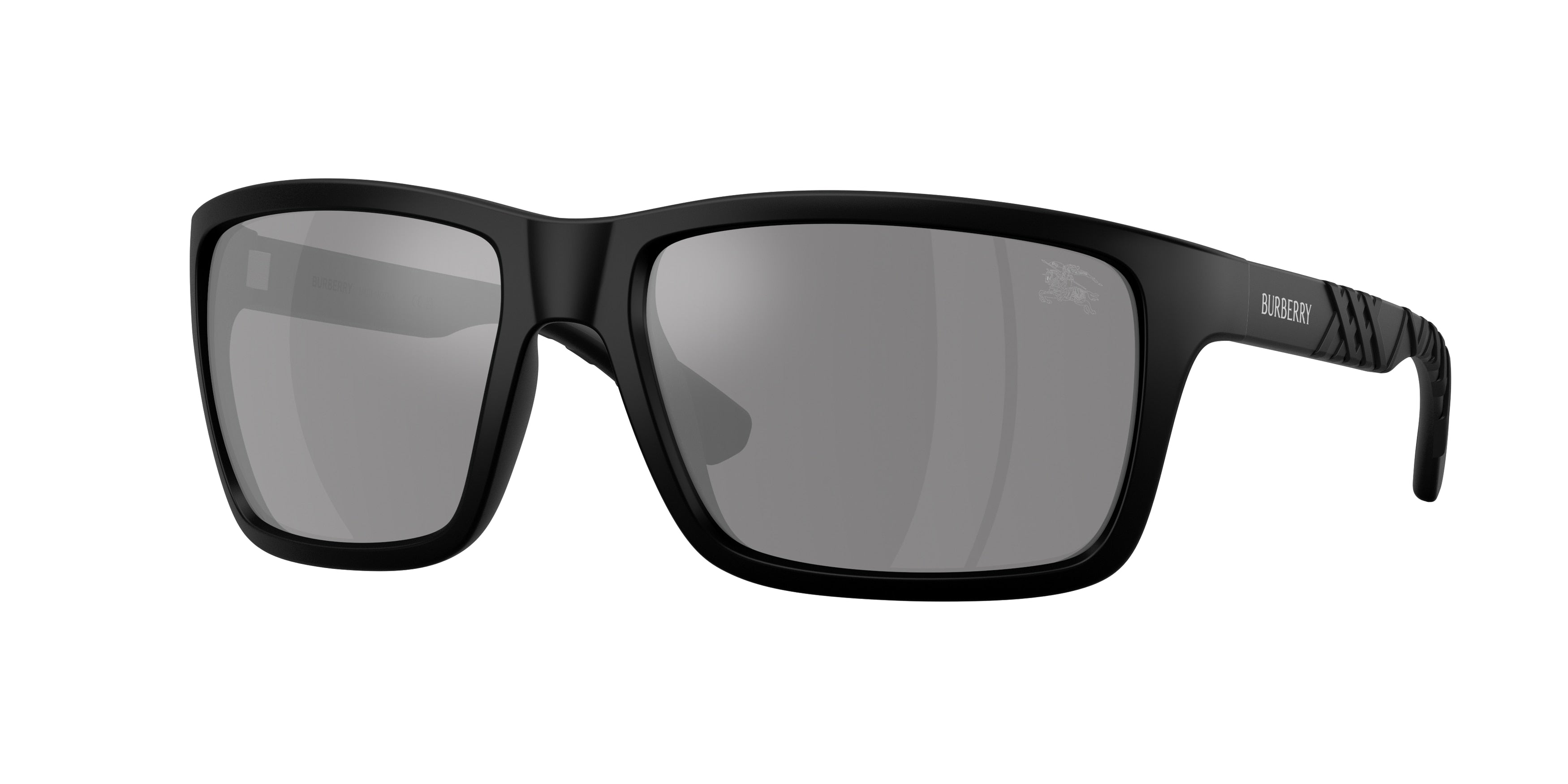 BURBERRY 0BE4483 MATTE BLACK rectangle sunglasses by BURBERRY