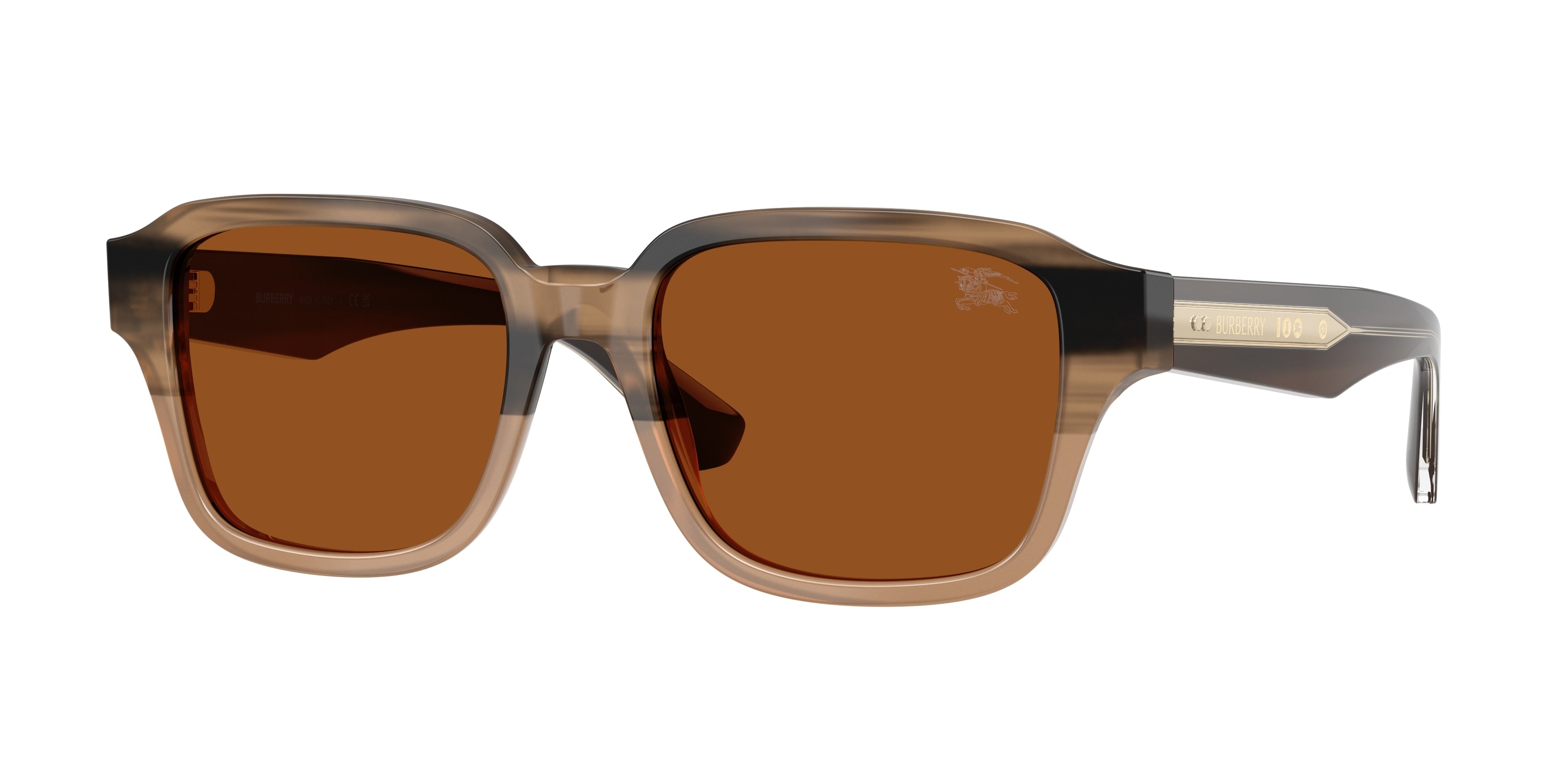 BURBERRY 0BE4484 STRIPED BEIGE square sunglasses by BURBERRY