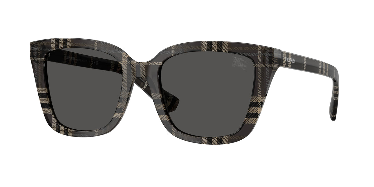 BURBERRY 0BE4487 CHECK GREY square sunglasses by BURBERRY