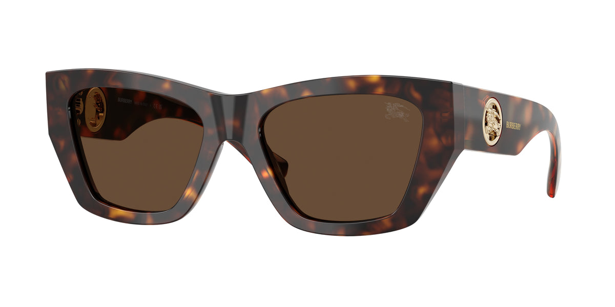 BURBERRY 0BE4492 DARK HAVANA cat eye sunglasses by BURBERRY