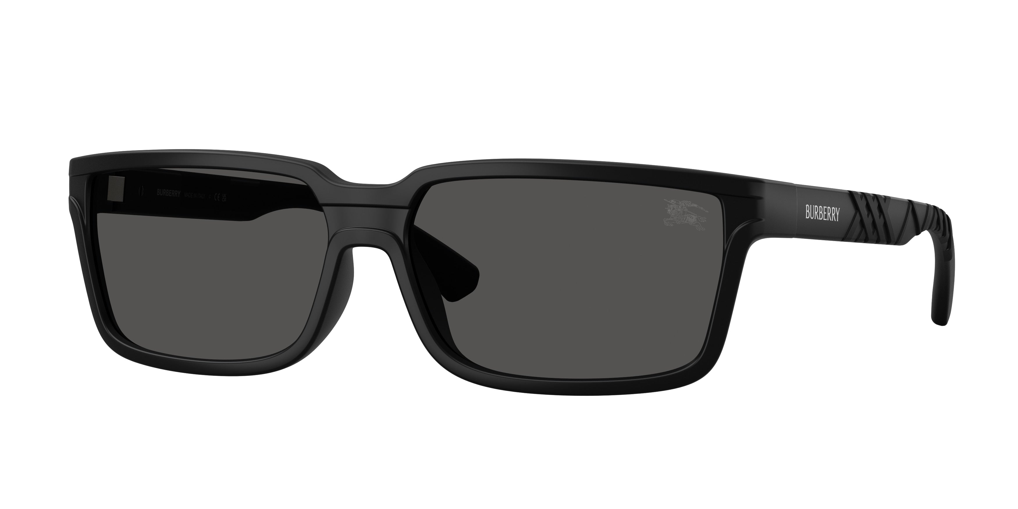 BURBERRY 0BE4495D MATTE BLACK rectangle sunglasses by BURBERRY