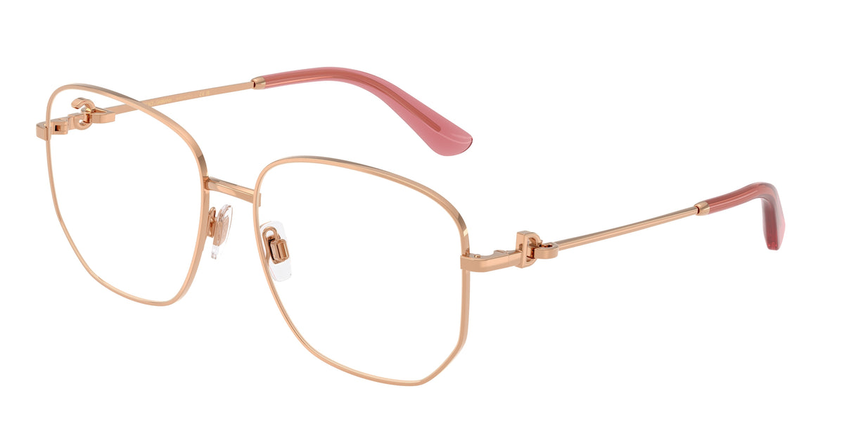 DOLCE & GABBANA 0DG1356 ROSE GOLD phantos glasses by DOLCE