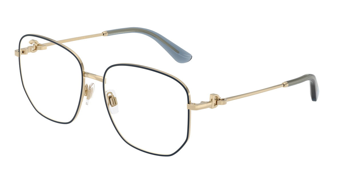 DOLCE & GABBANA 0DG1356 PALE GOLD/BLUE phantos glasses by DOLCE