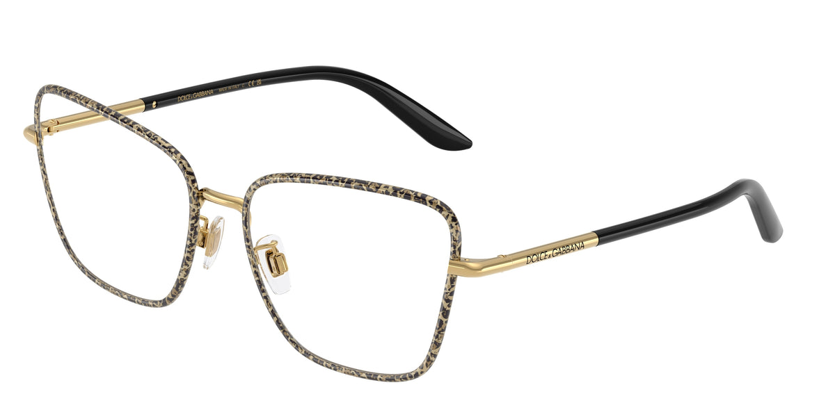 DOLCE & GABBANA 0DG1359 GOLD/LEO cat eye glasses by DOLCE