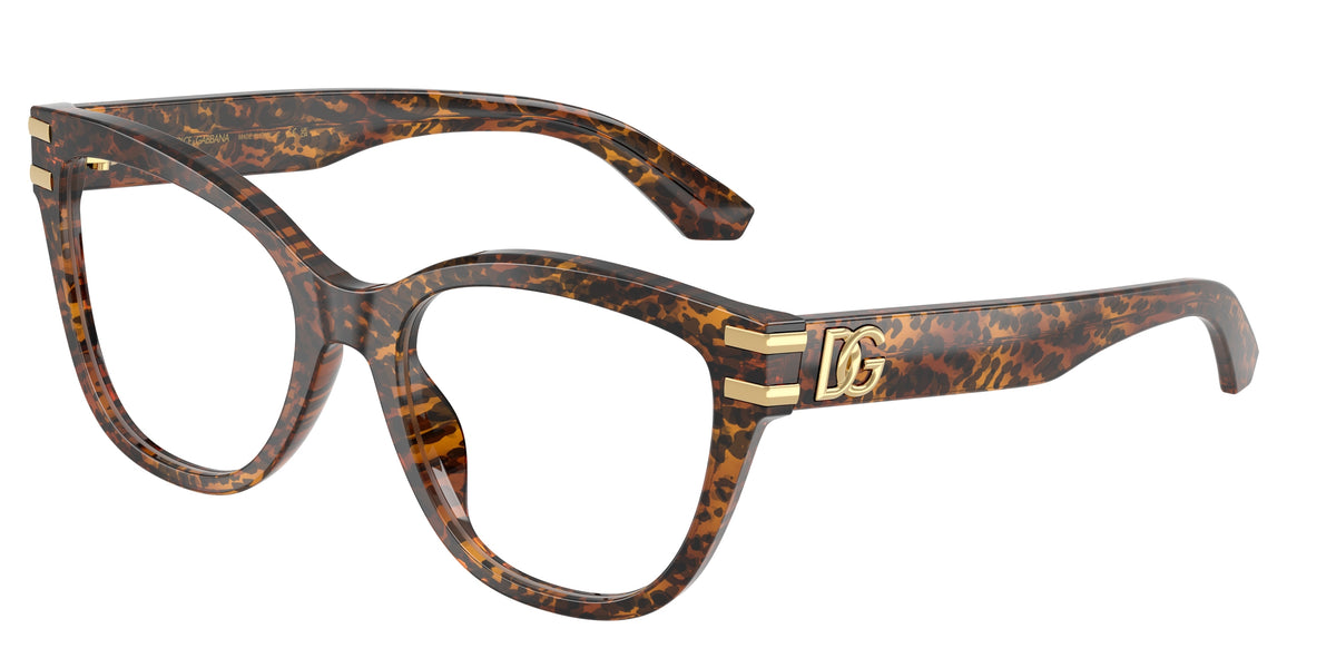 DOLCE & GABBANA 0DG3418 LEO TRANSPARENT butterfly glasses by DOLCE