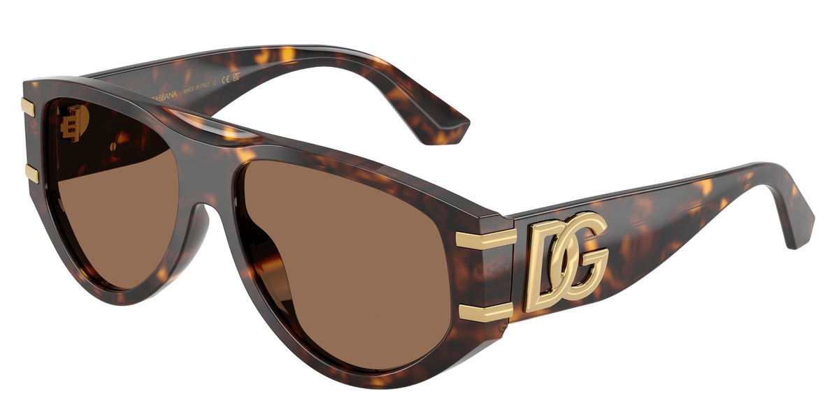 DOLCE & GABBANA 0DG4499 HAVANA pilot sunglasses by DOLCE