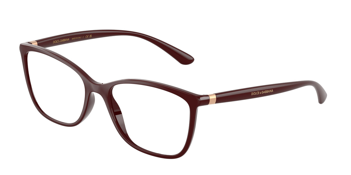 DOLCE & GABBANA 0DG5026 BORDEAUX rectangle glasses by DOLCE