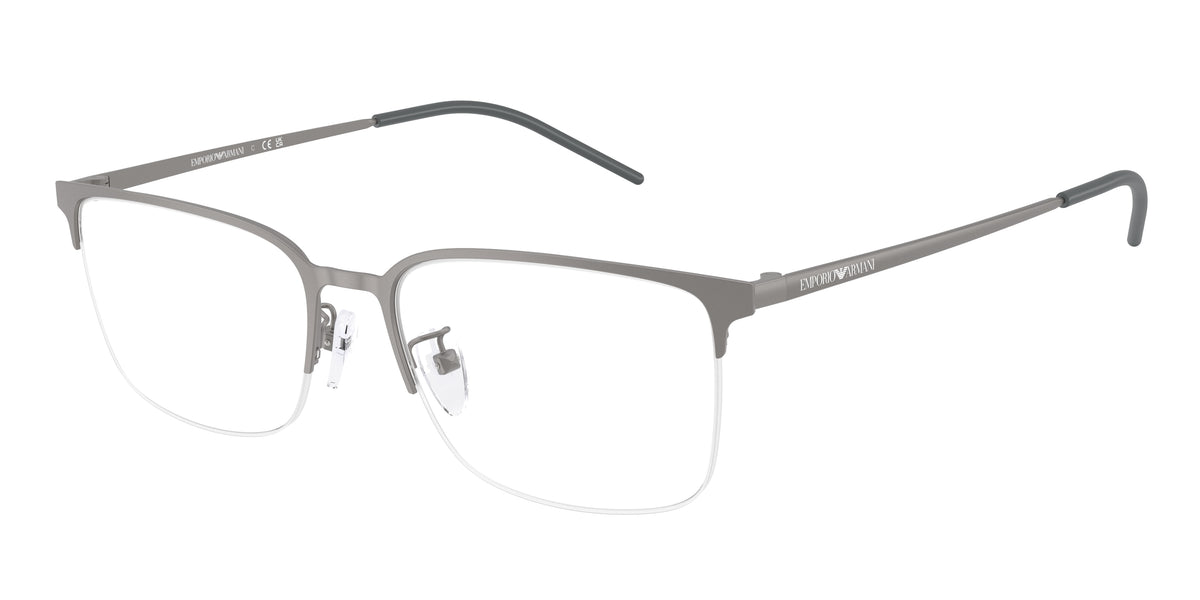 EMPORIO ARMANI 0EA1179D MATTE GUNMETAL irregular glasses by EMPORIO