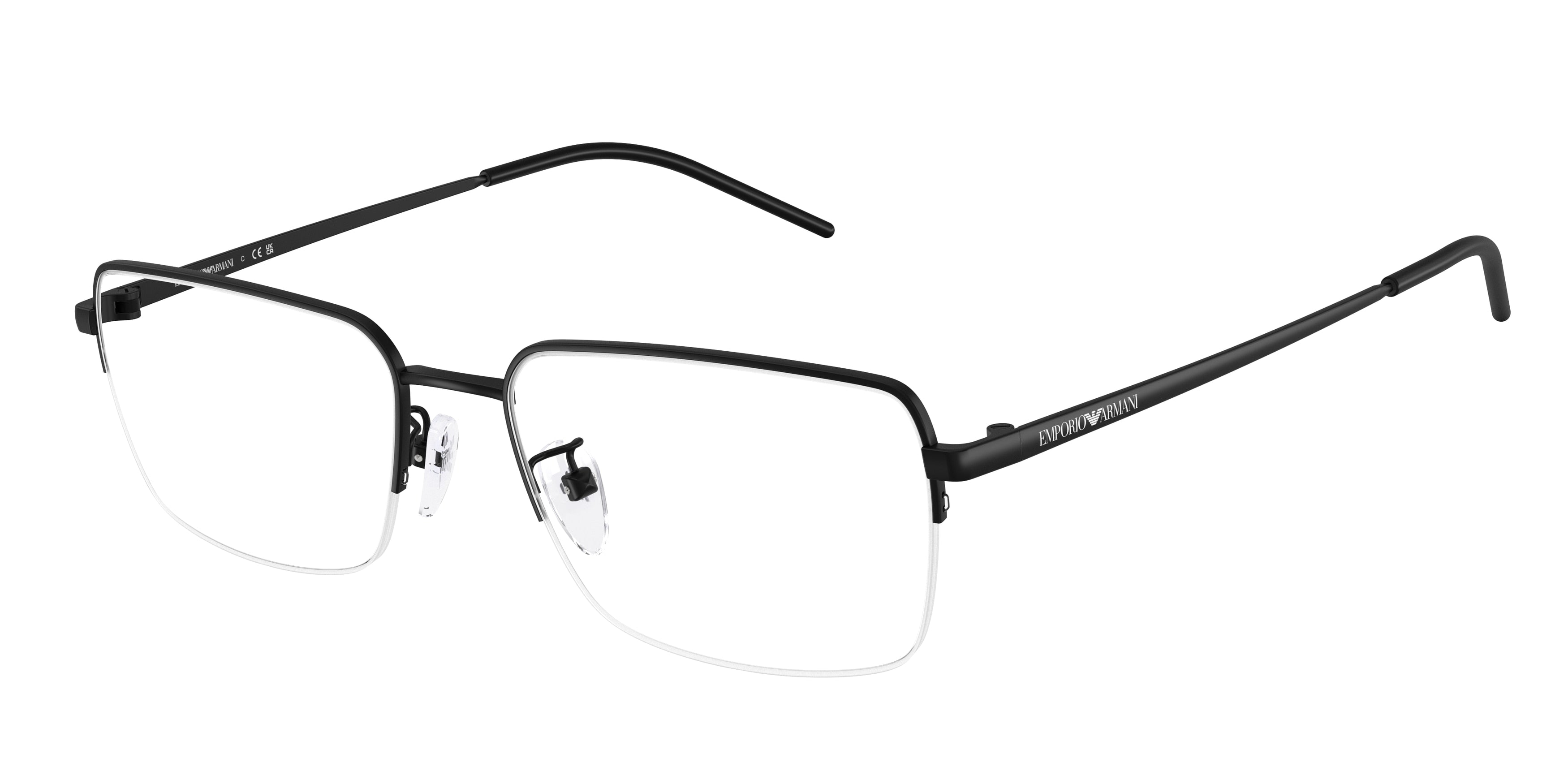 EMPORIO ARMANI 0EA1180D MATTE BLACK pillow glasses by EMPORIO