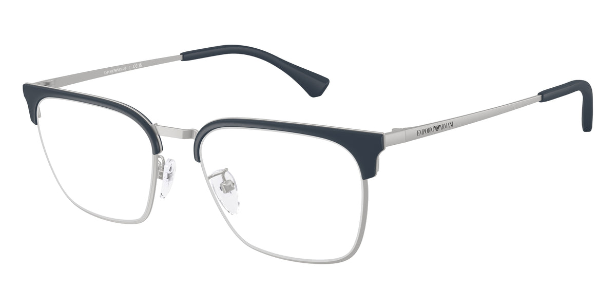 EMPORIO ARMANI 0EA1186D MATTE SILVER square glasses by EMPORIO