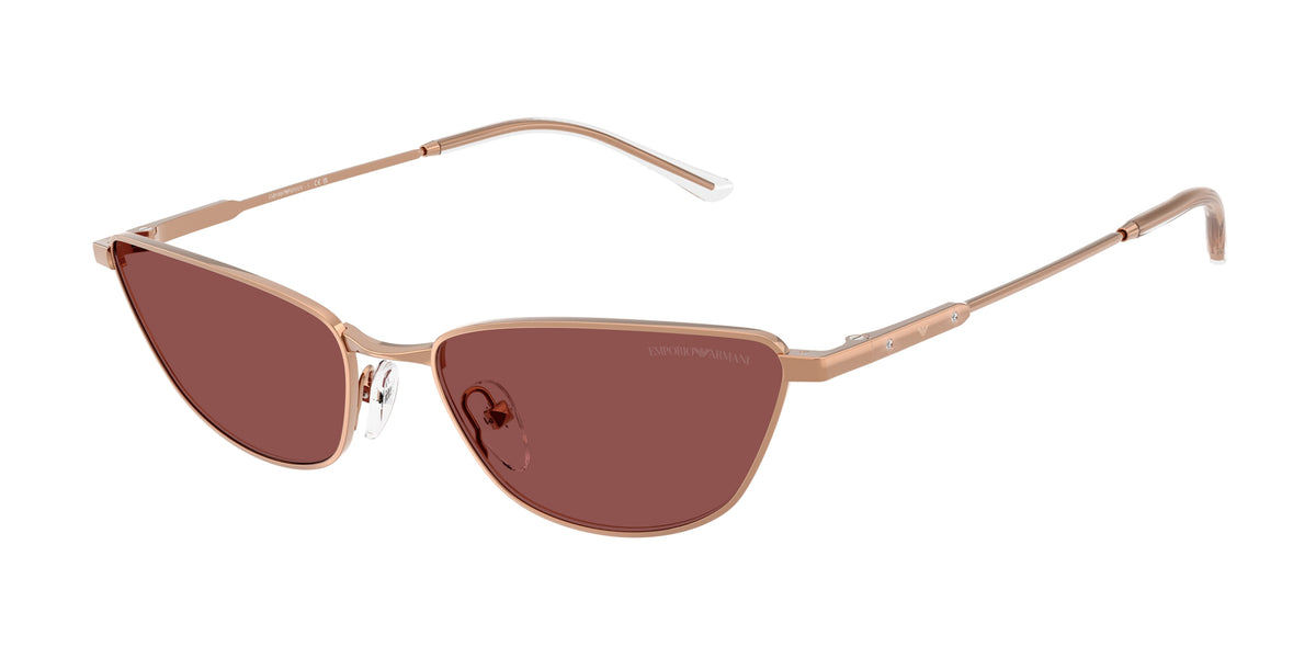 EMPORIO ARMANI 0EA2174B SHINY ROSE GOLD cat eye sunglasses by EMPORIO