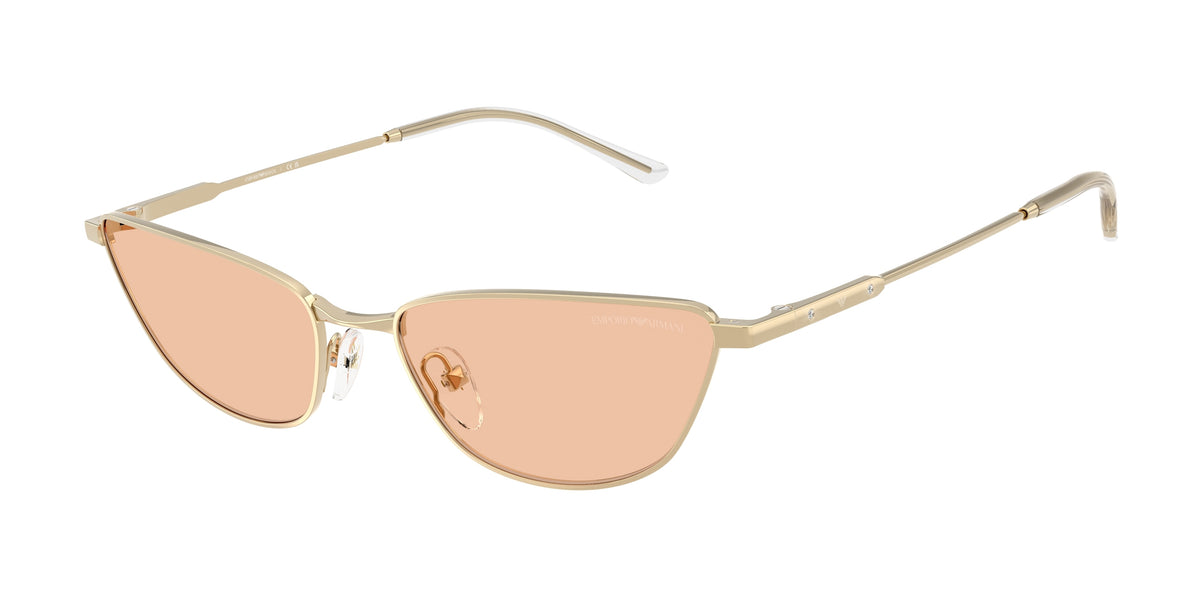 EMPORIO ARMANI 0EA2174B SHINY PALE GOLD cat eye sunglasses by EMPORIO