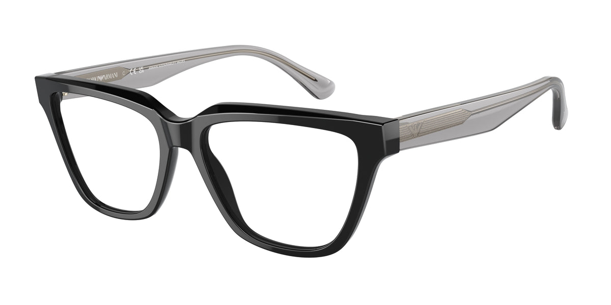 EMPORIO ARMANI 0EA3208 SHINY BLACK cat eye glasses by EMPORIO