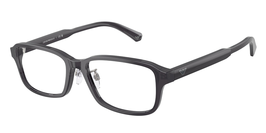 EMPORIO ARMANI 0EA3215D SHINY TRANSPARENT GREY pillow glasses by EMPORIO