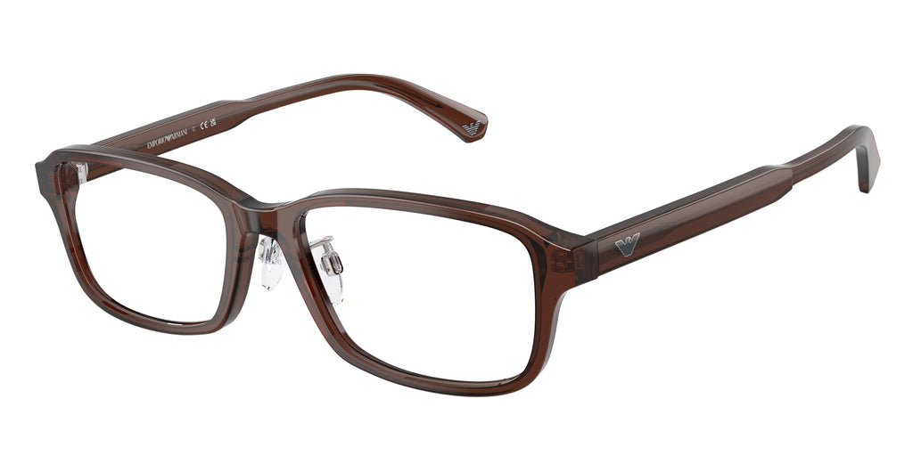 EMPORIO ARMANI 0EA3215D SHINY TRANSPARENT BROWN pillow glasses by EMPORIO