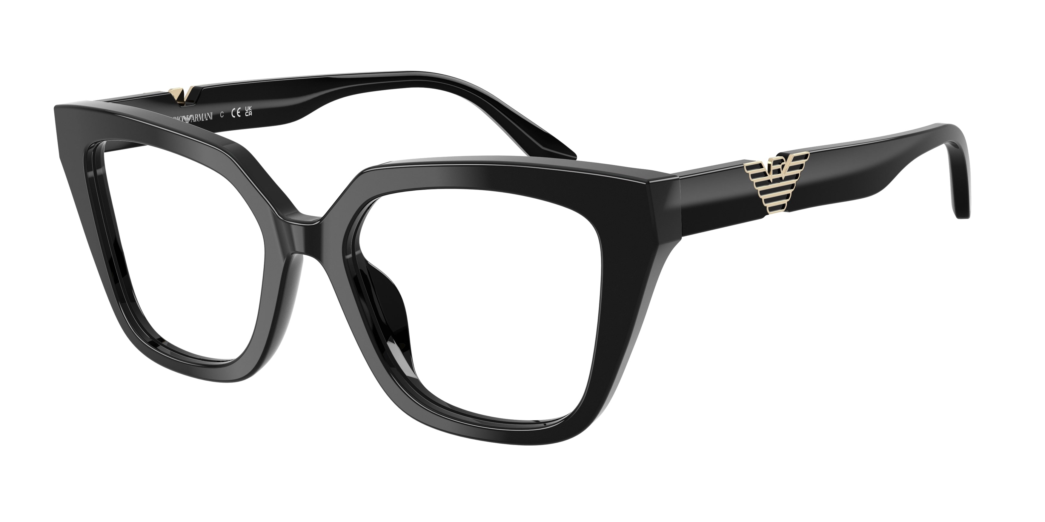 EMPORIO ARMANI 0EA3267U SHINY BLACK cat eye glasses by EMPORIO