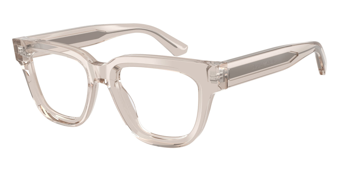 EMPORIO ARMANI 0EA3281 SHINY TRANSPARENT TUNDRA irregular glasses by EMPORIO