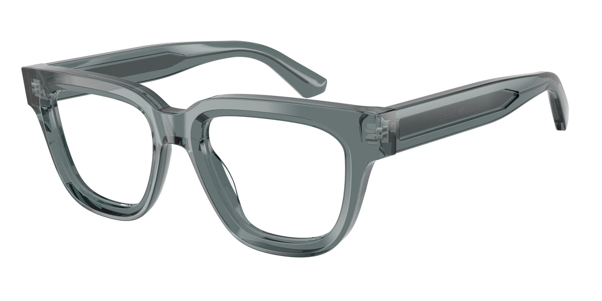 EMPORIO ARMANI 0EA3281 SHINY TRANSPARENT GREY irregular glasses by EMPORIO