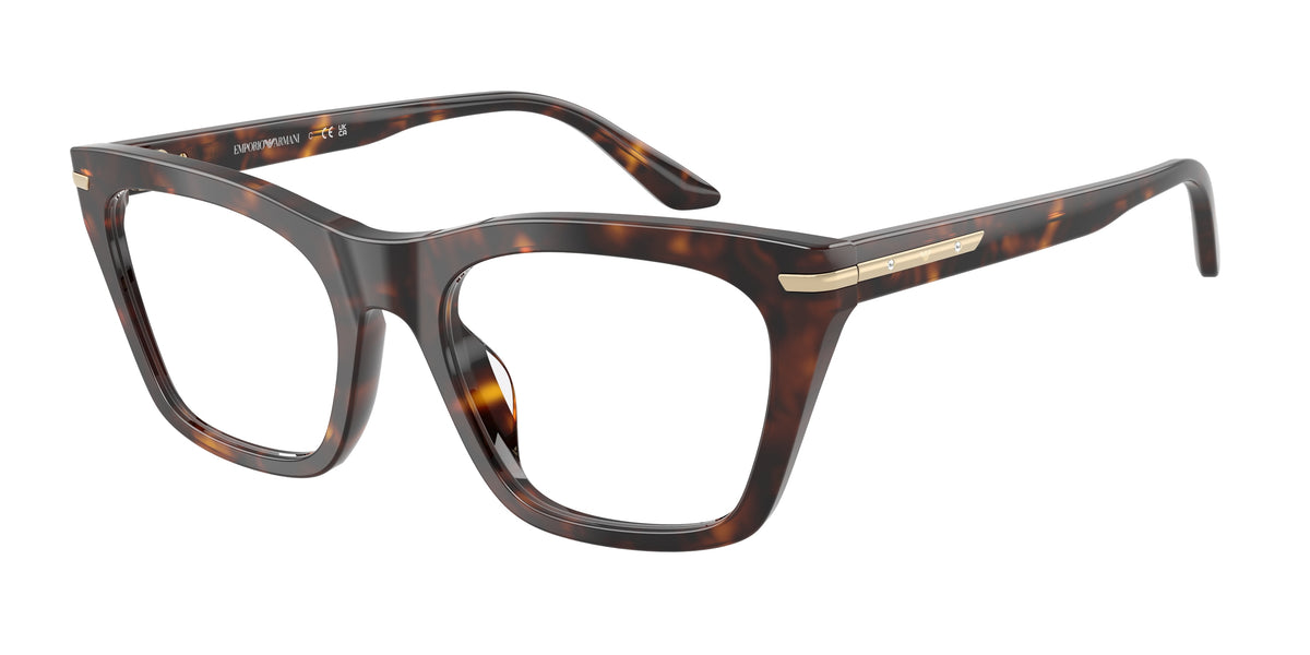 EMPORIO ARMANI 0EA3283BU SHINY HAVANA cat eye glasses by EMPORIO
