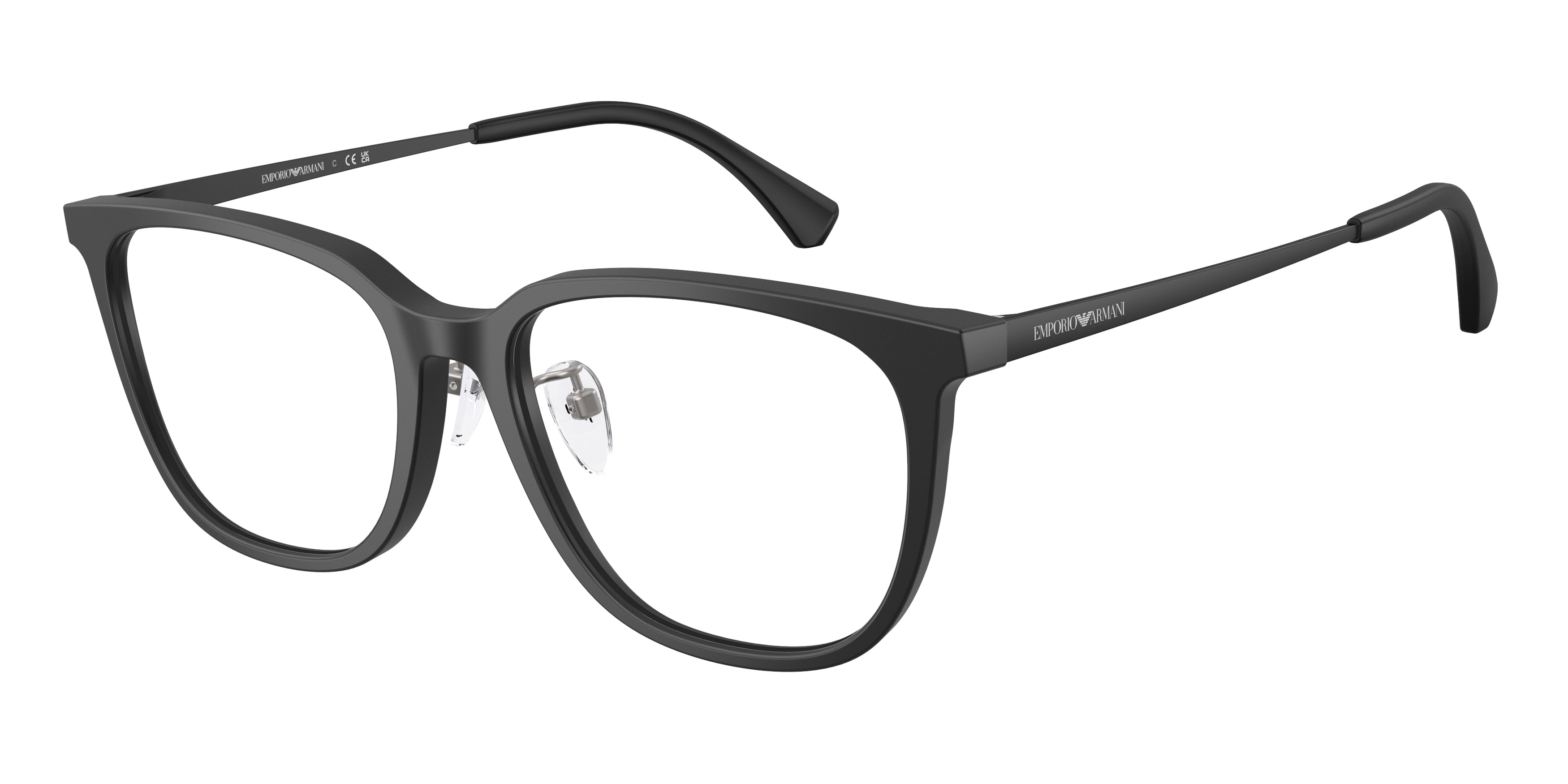 EMPORIO ARMANI 0EA3284D MATTE BLACK irregular glasses by EMPORIO