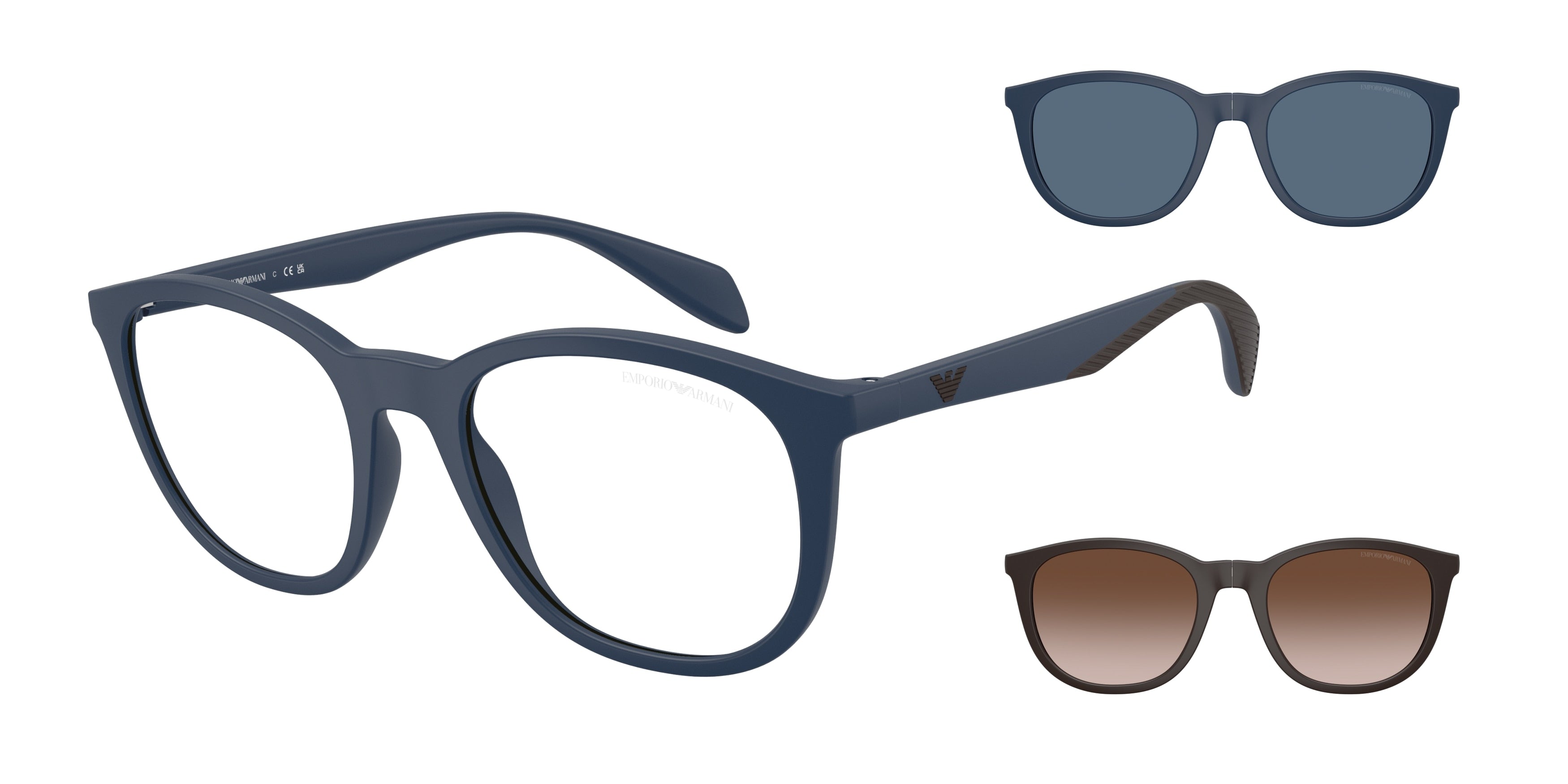 EMPORIO ARMANI 0EA4211 MATTE BLUE phantos sunglasses by EMPORIO