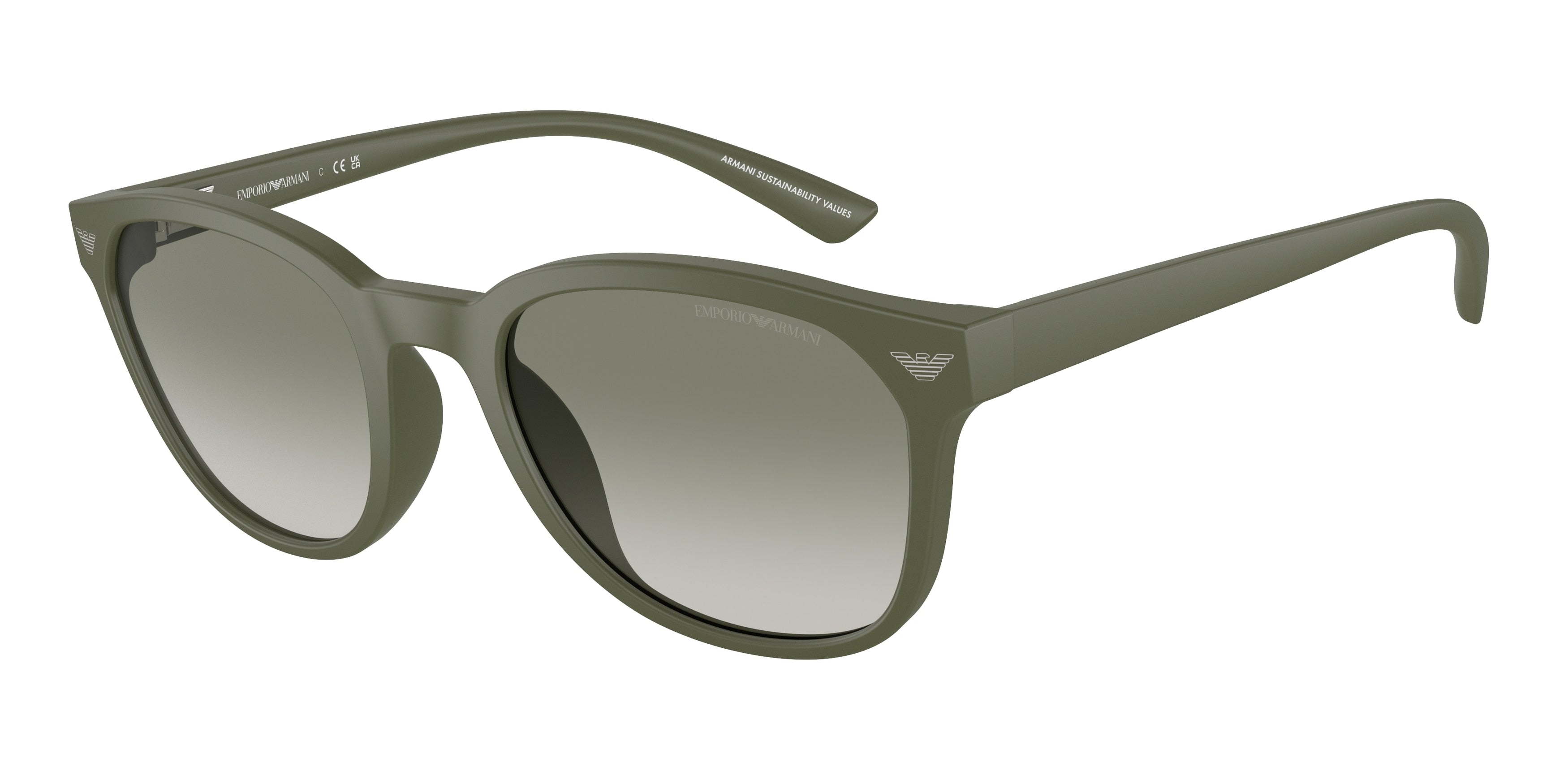 EMPORIO ARMANI 0EA4225U MATTE GREEN phantos sunglasses by EMPORIO