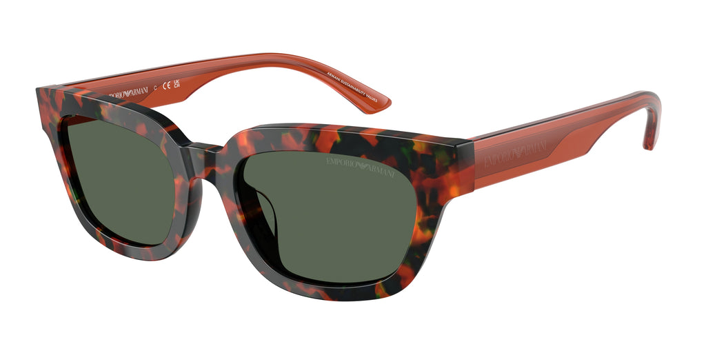 EMPORIO ARMANI 0EA4233U HAVANA BROWN irregular sunglasses by EMPORIO