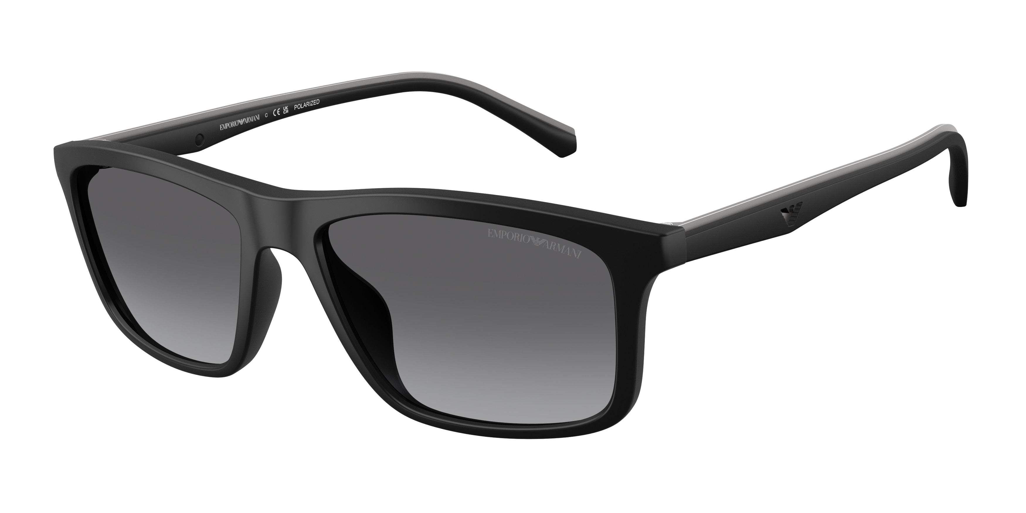 EMPORIO ARMANI 0EA4257U MATTE BLACK pillow sunglasses by EMPORIO