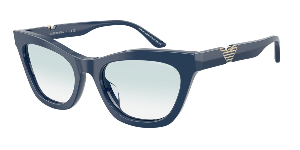 EMPORIO ARMANI 0EA4259U SHINY BLUE cat eye sunglasses by EMPORIO
