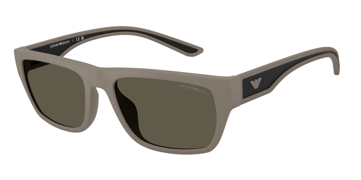 EMPORIO ARMANI 0EA4267U RUBBERISED MATT LIGHT BROWN pillow sunglasses by EMPORIO