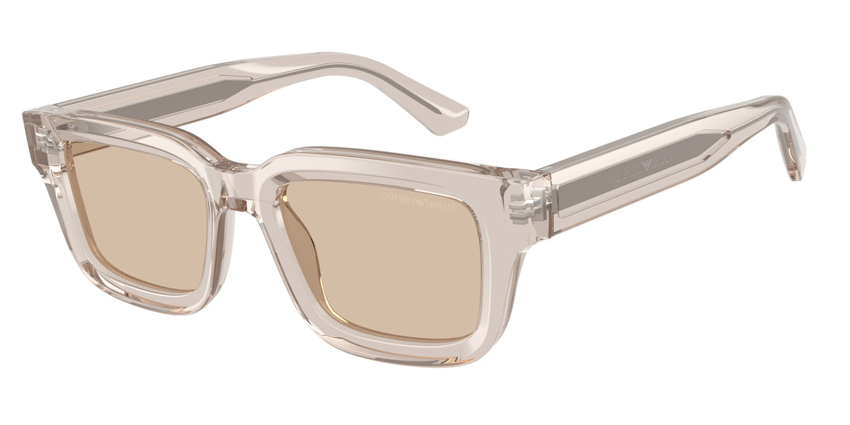 EMPORIO ARMANI 0EA4270 SHINY TRANSPARENT TUNDRA irregular sunglasses by EMPORIO