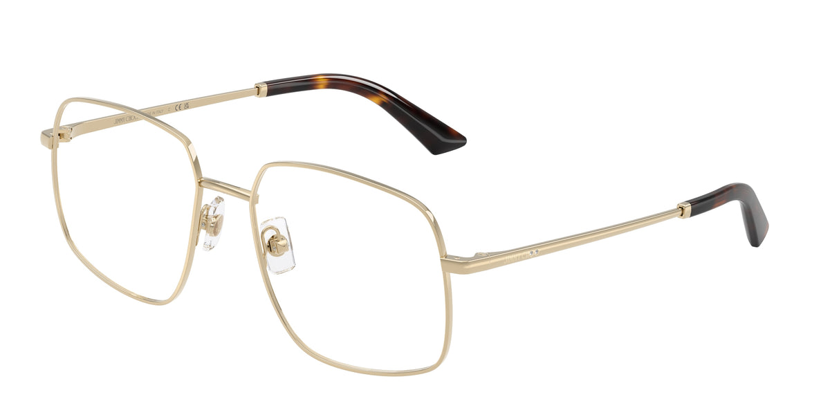 Jimmy Choo 0JC2019B PALE GOLD square glasses by Jimmy