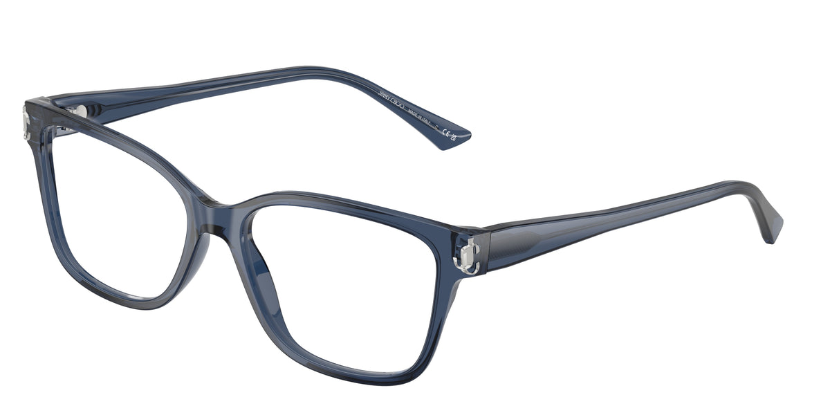 Jimmy Choo 0JC3012 TRANSPARENT NAVY pillow glasses by Jimmy