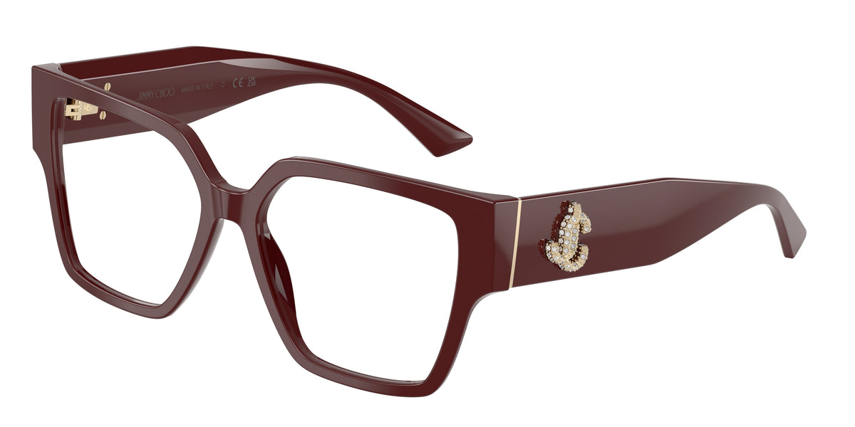 Jimmy Choo 0JC3032B CRANBERRY square glasses by Jimmy