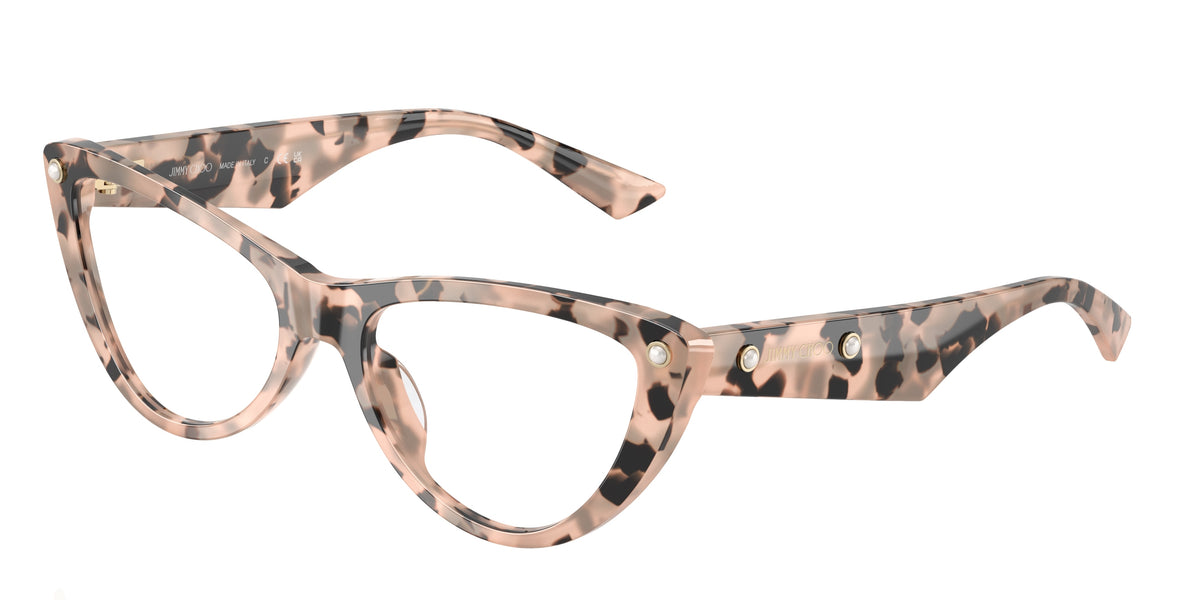 Jimmy Choo 0JC3044HU PINK HAVANA cat eye glasses by Jimmy