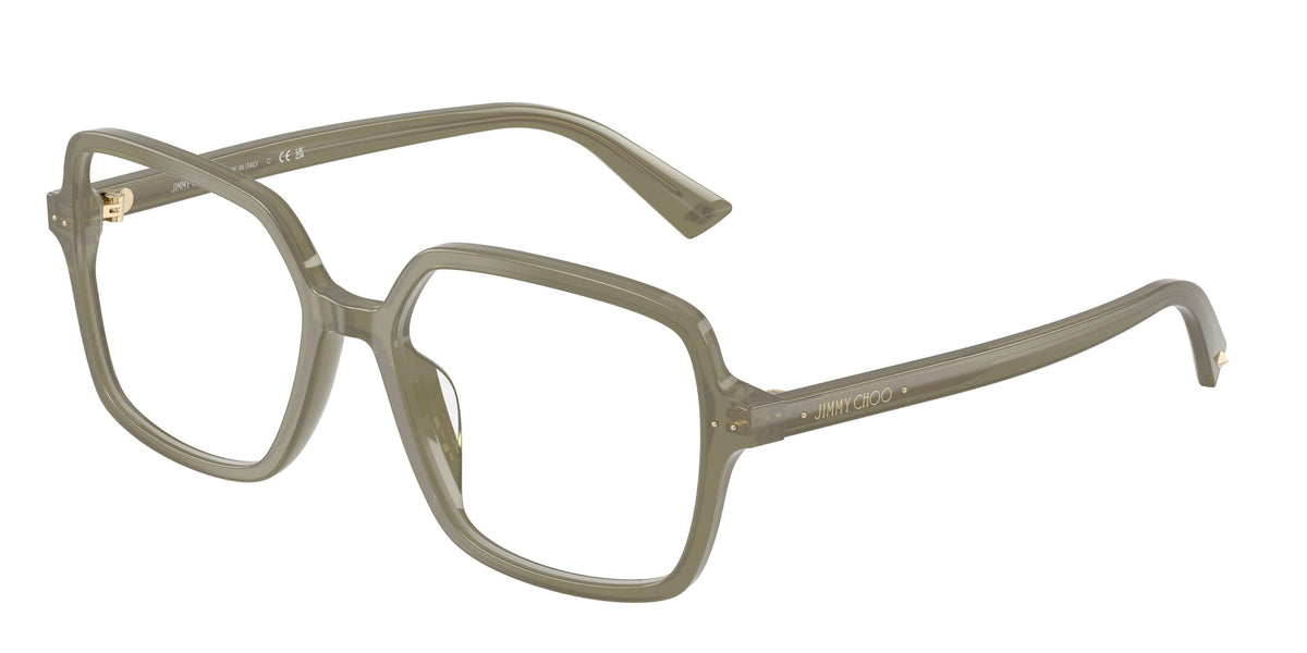Jimmy Choo 0JC3046U OPALINE GREEN square glasses by Jimmy