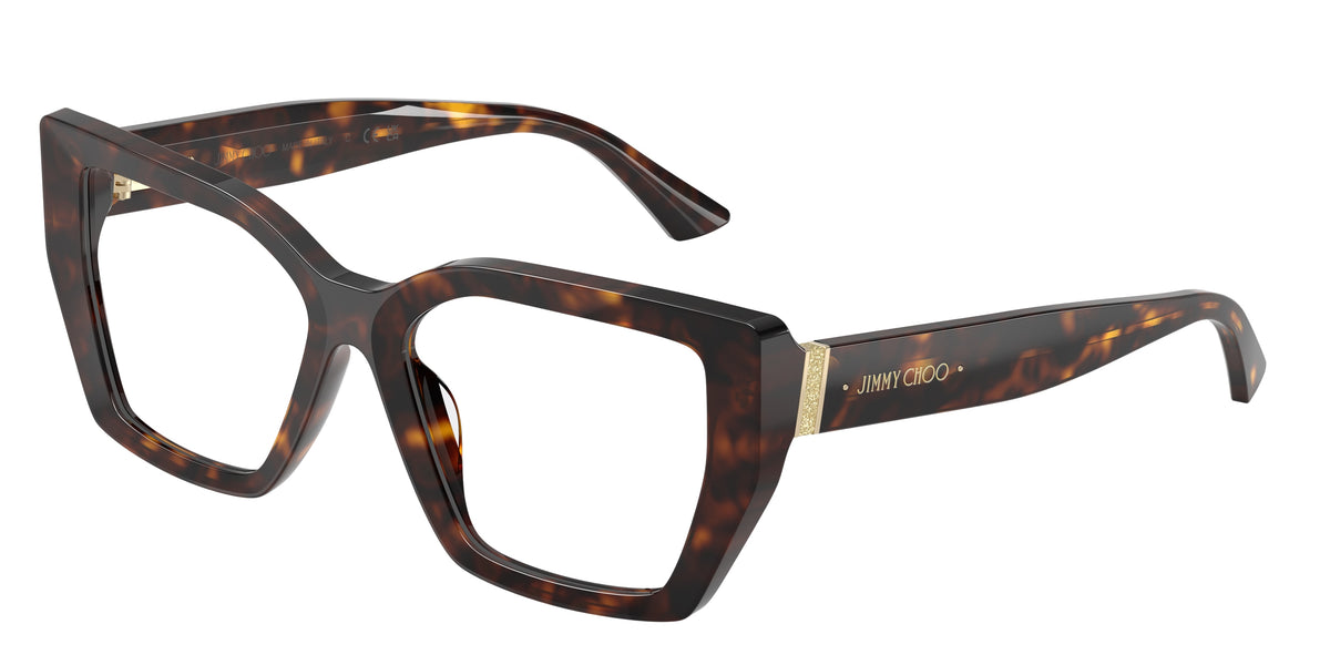 Jimmy Choo 0JC3053JU HAVANA irregular glasses by Jimmy