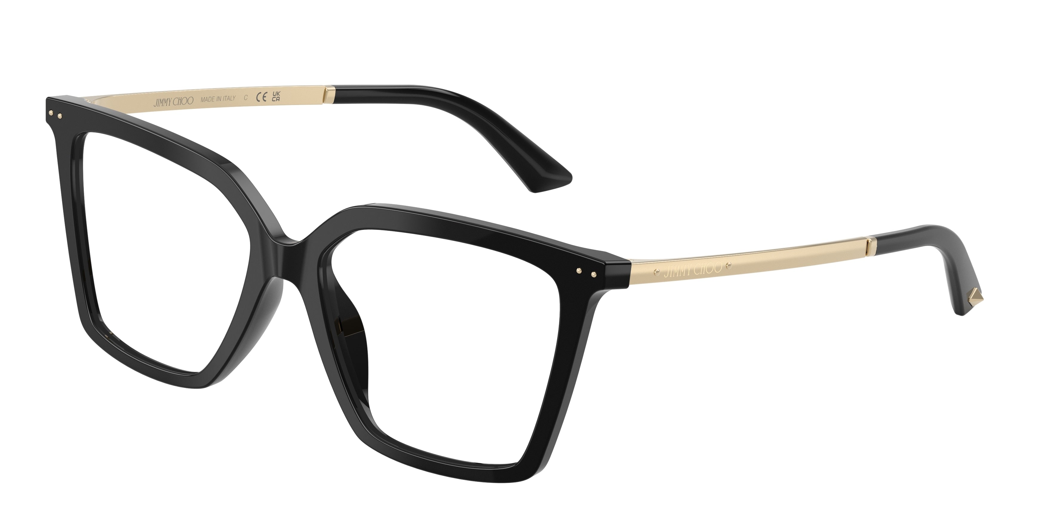 Jimmy Choo 0JC3054U BLACK cat eye glasses by Jimmy