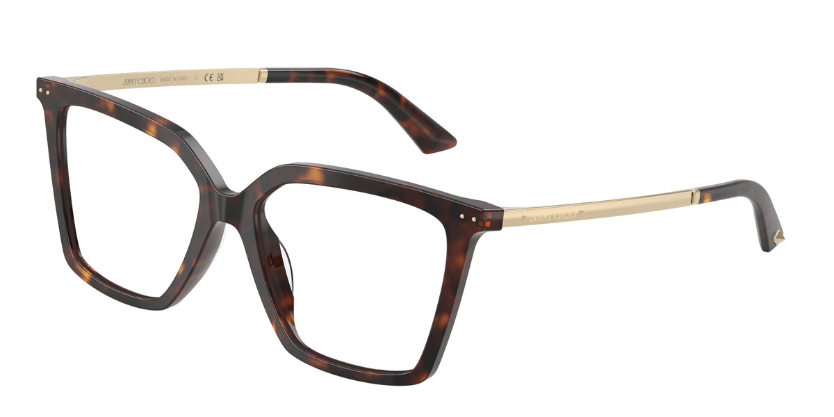 Jimmy Choo 0JC3054U HAVANA cat eye glasses by Jimmy