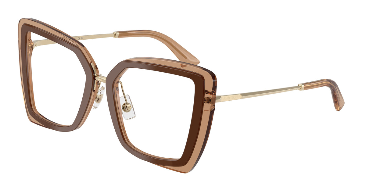 Jimmy Choo 0JC3059 BROWN/TAN butterfly glasses by Jimmy