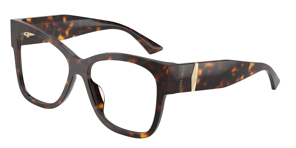Jimmy Choo 0JC3062U HAVANA square glasses by Jimmy