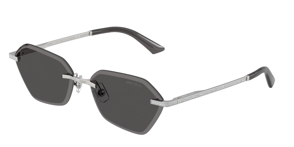 Jimmy Choo 0JC4022J SILVER irregular sunglasses by Jimmy