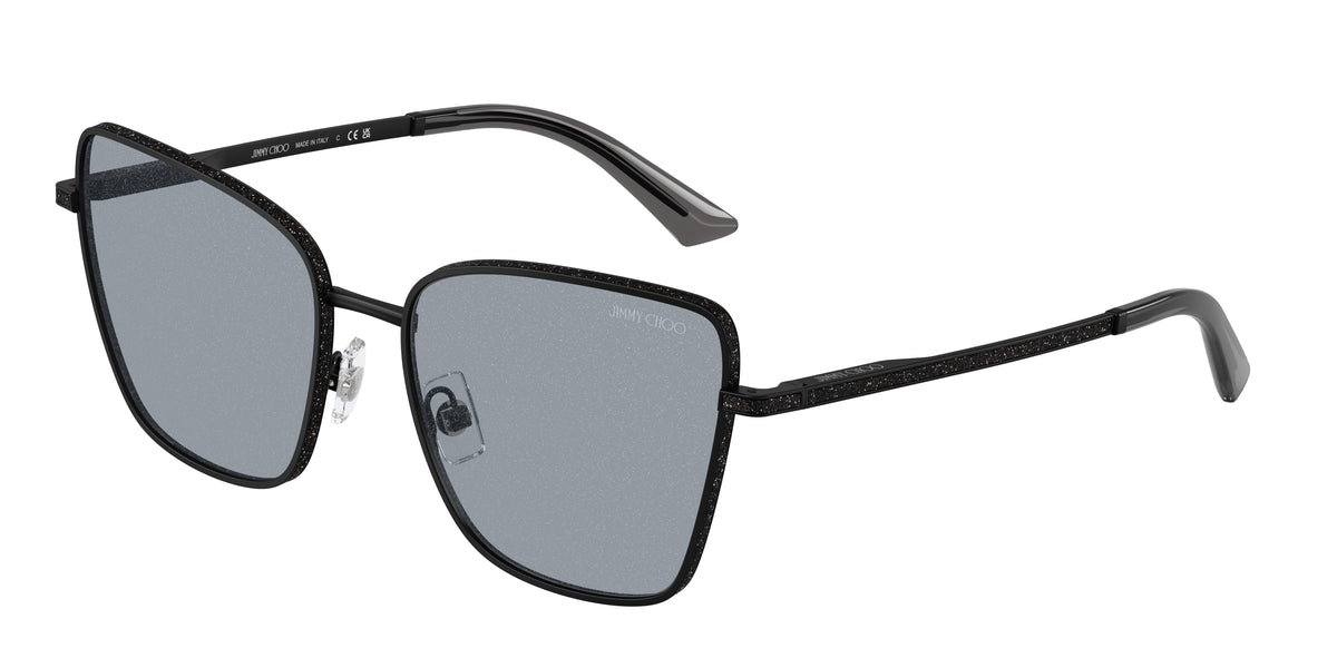 Jimmy Choo 0JC4023J MATTE BLACK square sunglasses by Jimmy