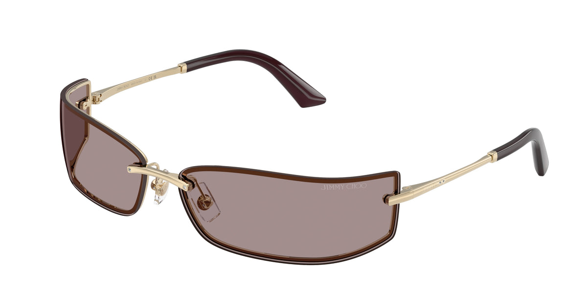Jimmy Choo 0JC4024B PALE GOLD rectangle sunglasses by Jimmy