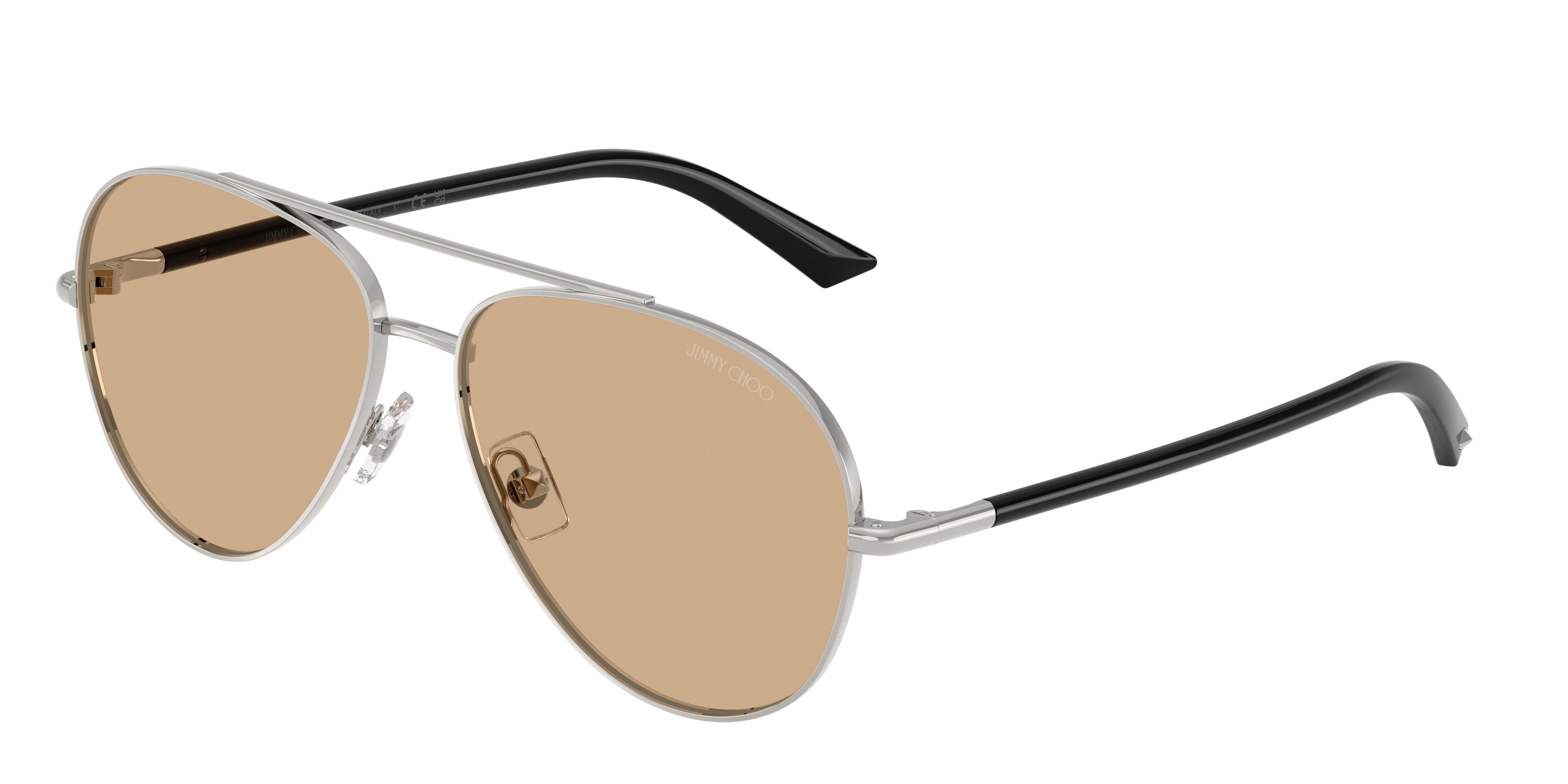 Jimmy Choo 0JC4026 SILVER pilot sunglasses by Jimmy