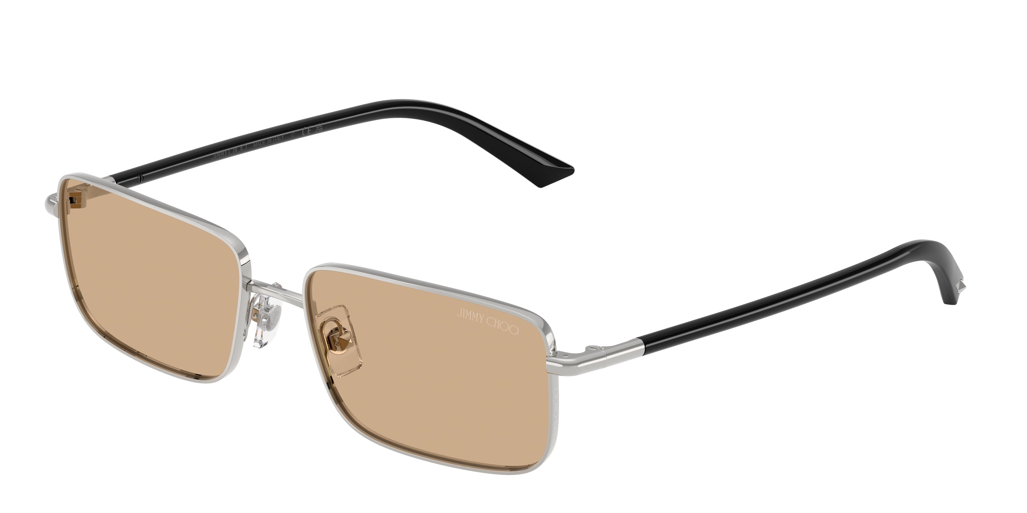 Jimmy Choo 0JC4027 SILVER rectangle sunglasses by Jimmy