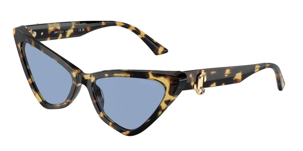 Jimmy Choo 0JC5008 YELLOW HAVANA cat eye sunglasses by Jimmy