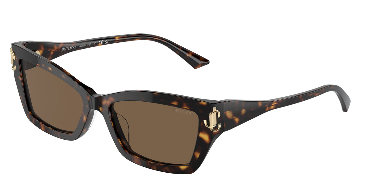 Jimmy Choo 0JC5011U HAVANA cat eye sunglasses by Jimmy