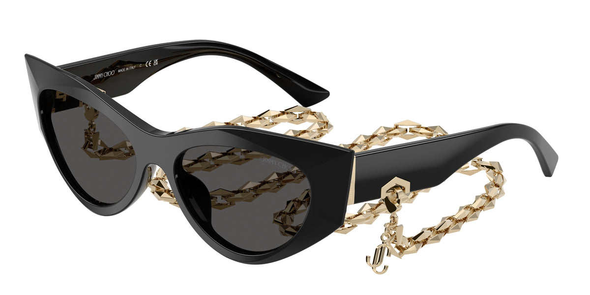 Jimmy Choo 0JC5045U BLACK cat eye sunglasses by Jimmy