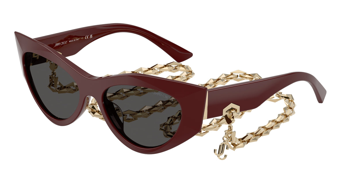 Jimmy Choo 0JC5045U CRANBERRY cat eye sunglasses by Jimmy